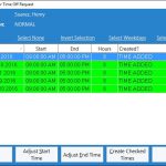 Automatically generating time punches for a leave request